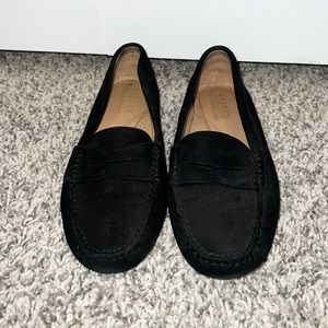 LAUREN RALPH LAUREN / EUC Black Suede Driving Mocs / Size 6